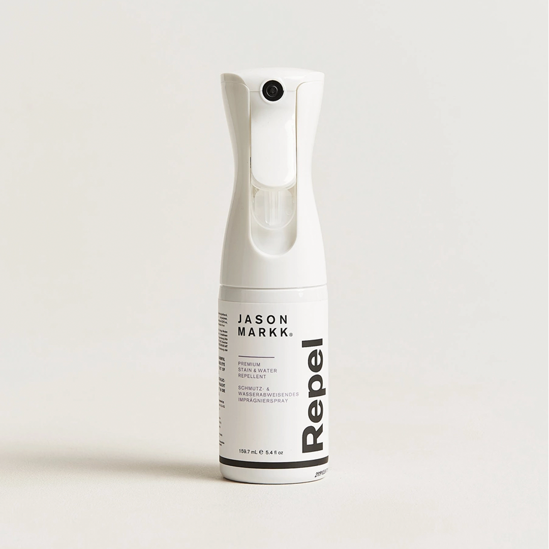 Jason Markk Repel PFAS free stain and water repellent spray YKRA