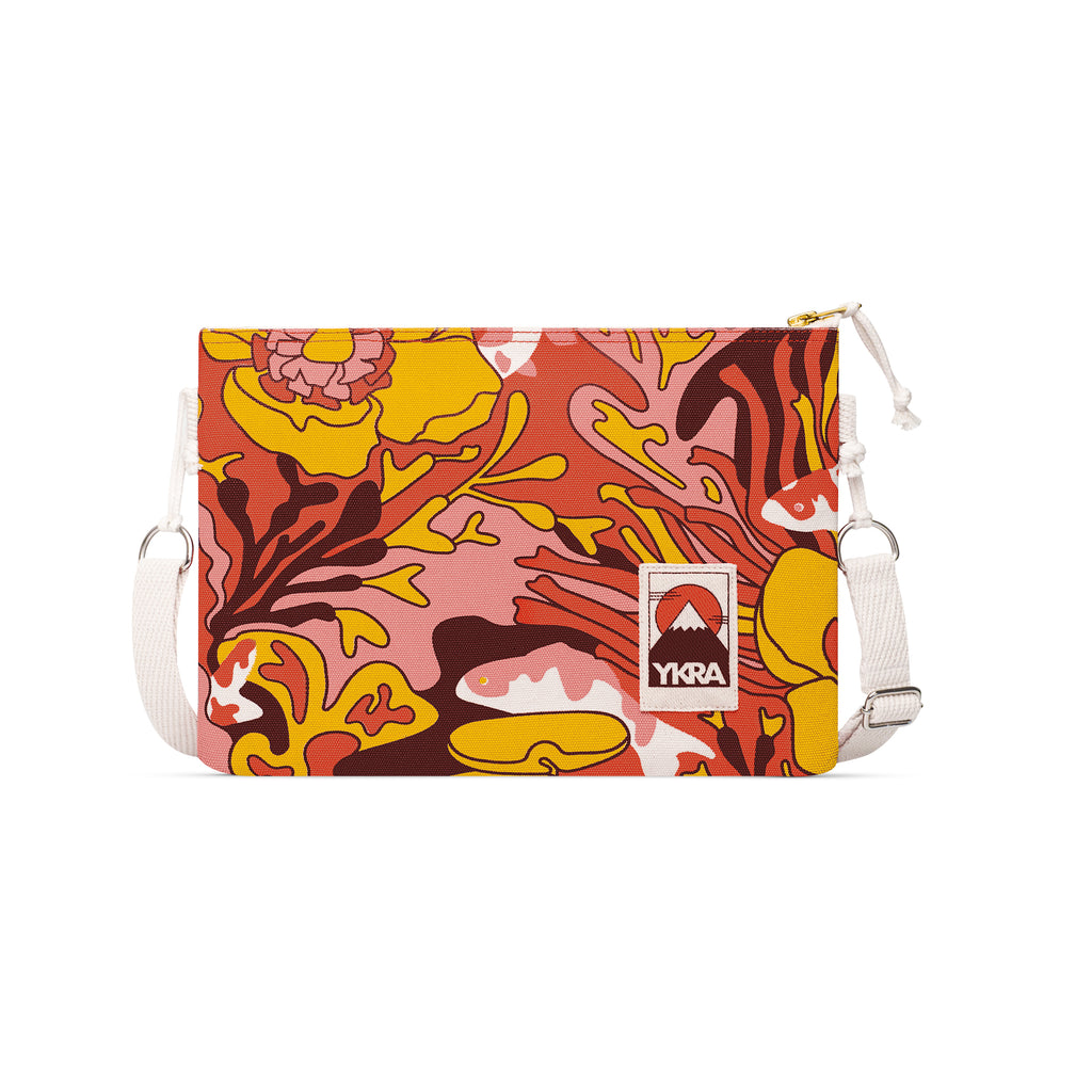 SIDE POUCH - TRIPPY FISH ROSE - YKRA