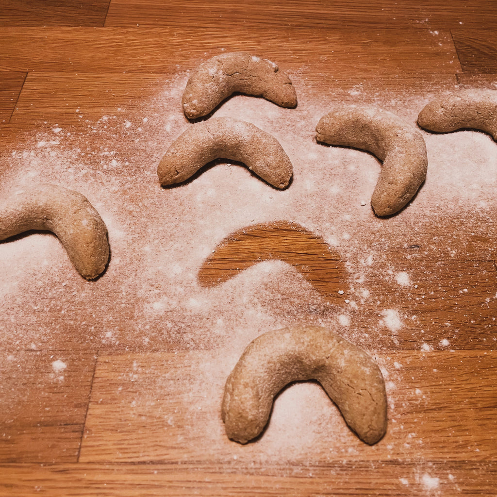 Holiday Crafts with YKRA Kids: Walnut Crescent Cookies