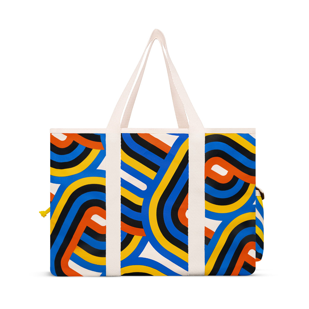 BEACH BAG - SERPENTINE - YKRA