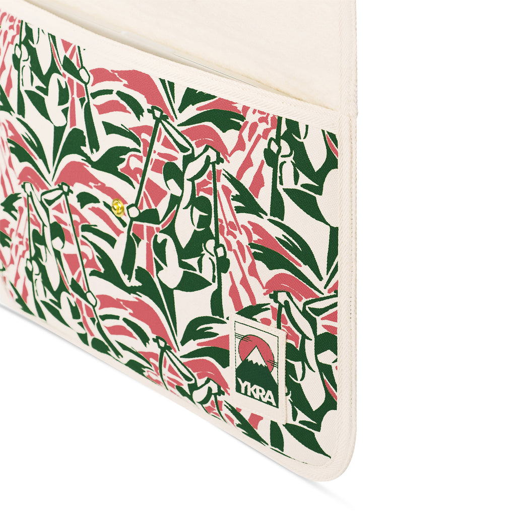 LAPTOP CASE - KENU GREEN & ROSE - YKRA