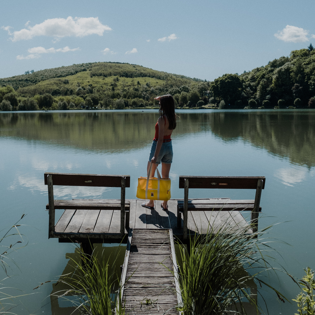 BEACH BAG - YELLOW - YKRA