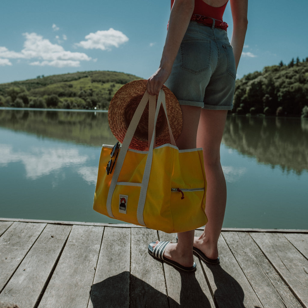 BEACH BAG - YELLOW - YKRA