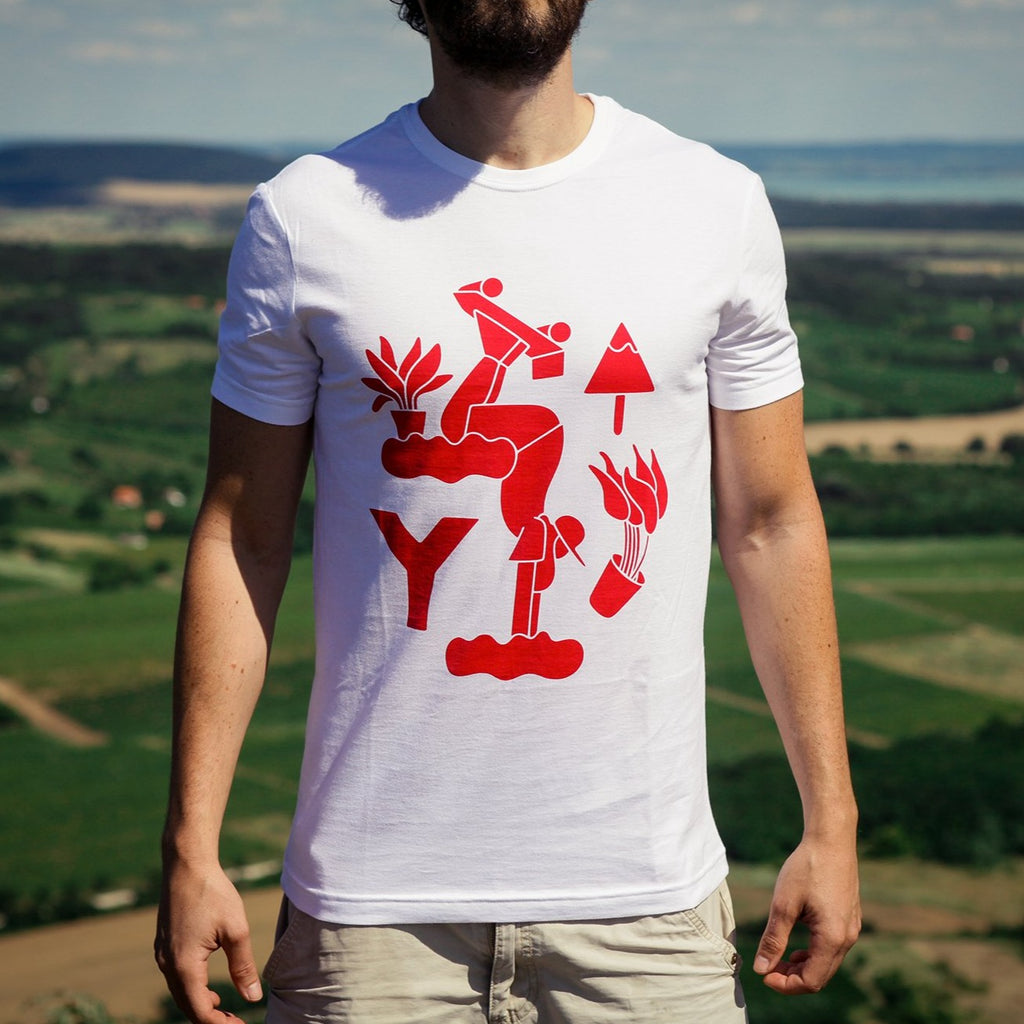 MARCIN KOLEJKO T-SHIRT / HANDSTAND SKATER - YKRA