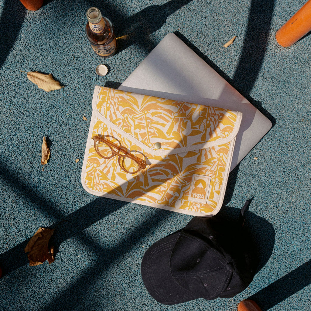 LAPTOP CASE - KENU YELLOW & ORANGE - YKRA