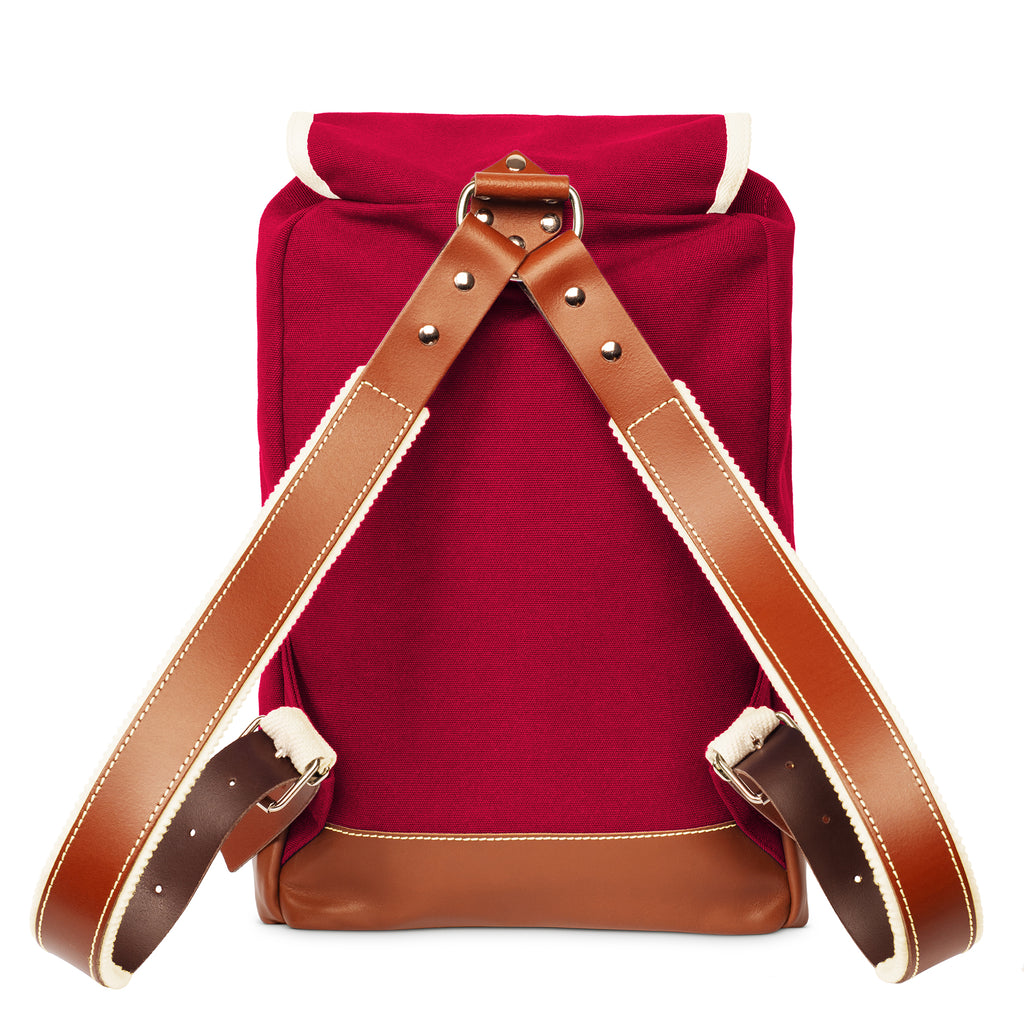 MATRA MINI LS - BORDEAUX Canvas Backpack - YKRA