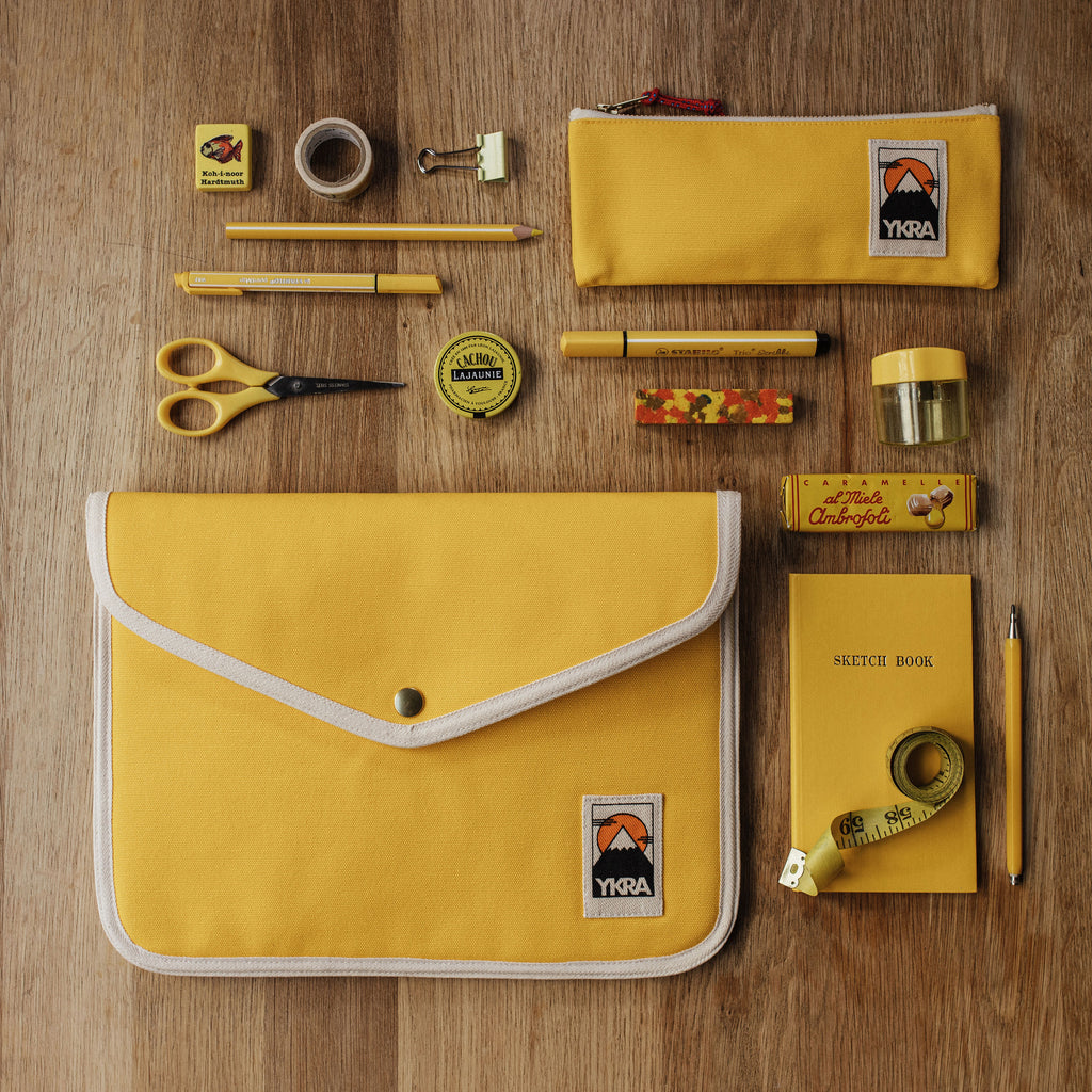 LAPTOP CASE - YELLOW - YKRA