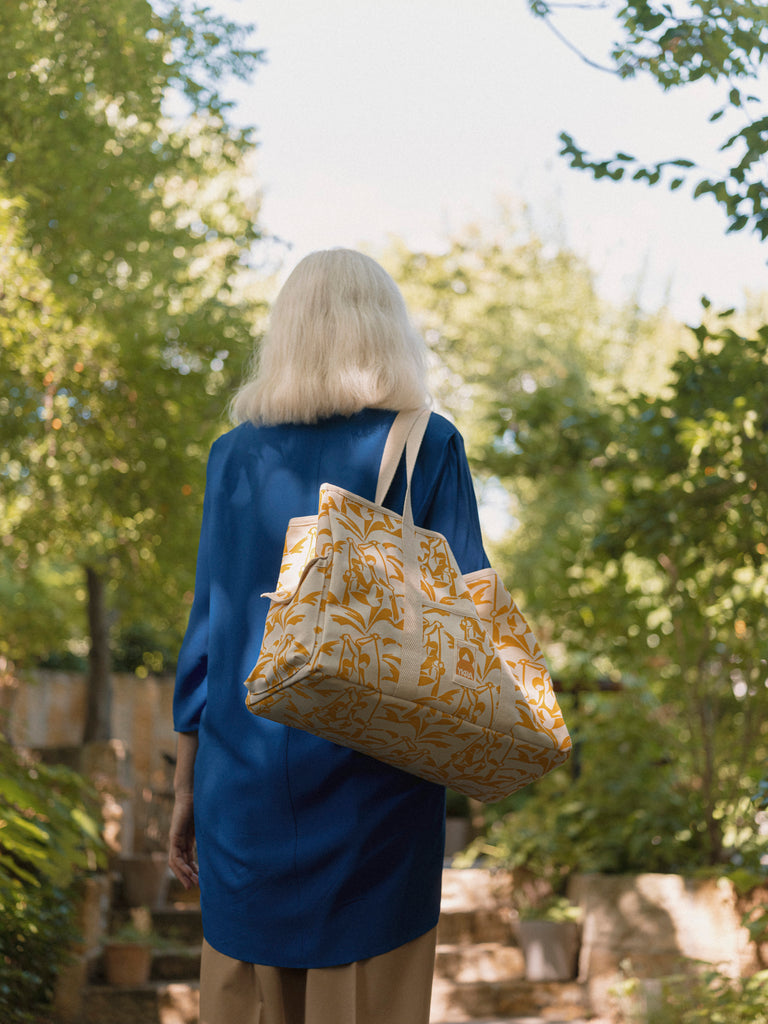 BEACH BAG - KENU YELLOW - YKRA