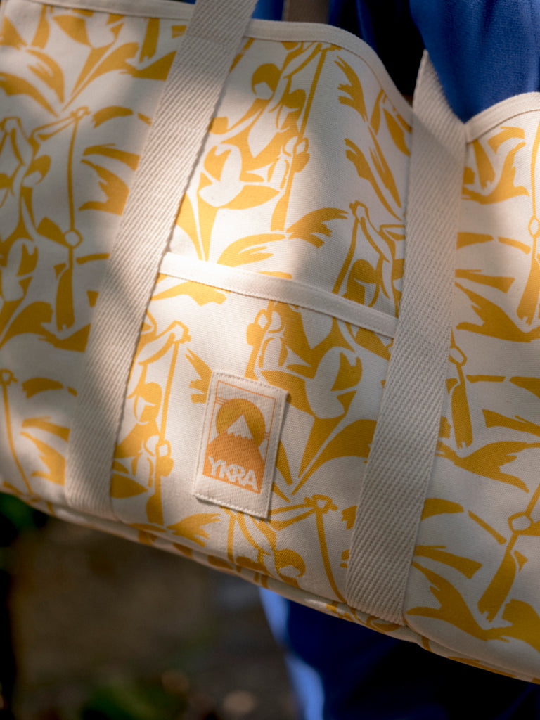 BEACH BAG - KENU YELLOW - YKRA