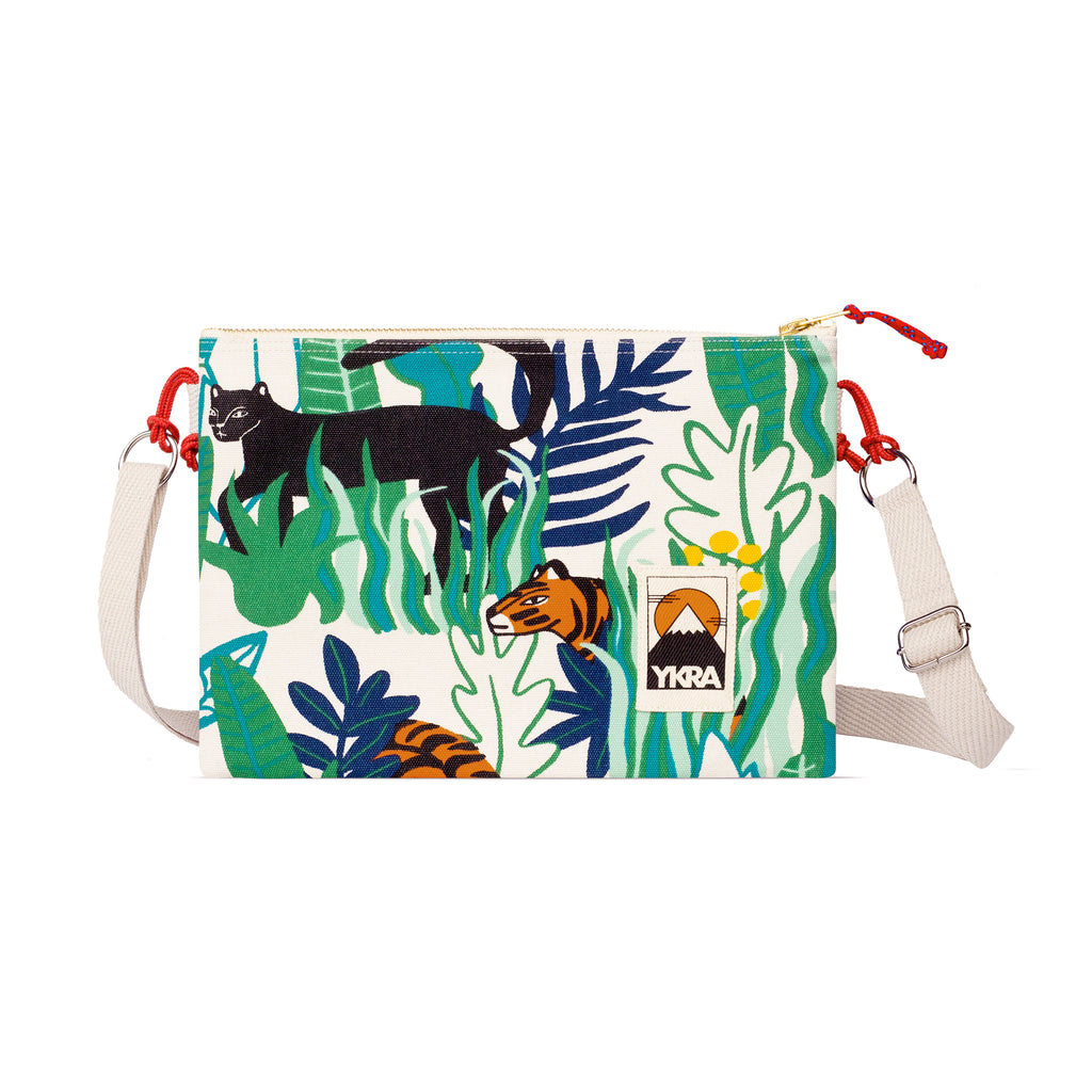 SIDE POUCH - JUNGLE CATS - YKRA
