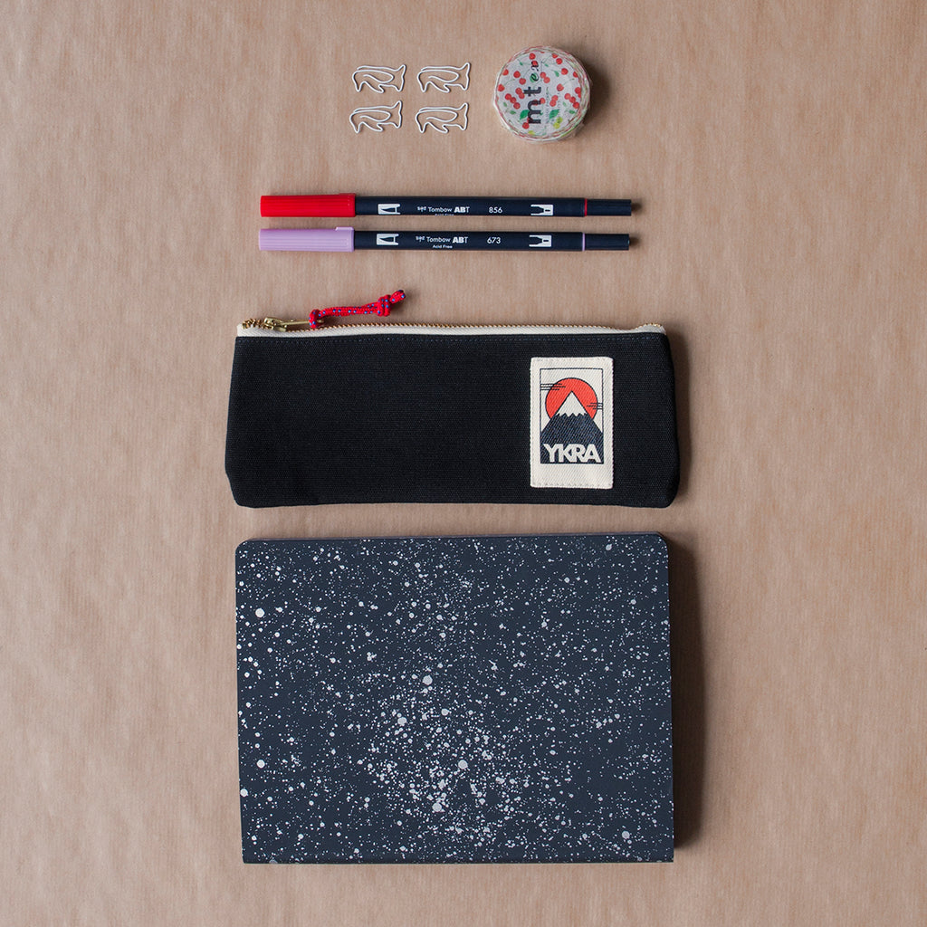 PENCILCASE - BLACK - YKRA