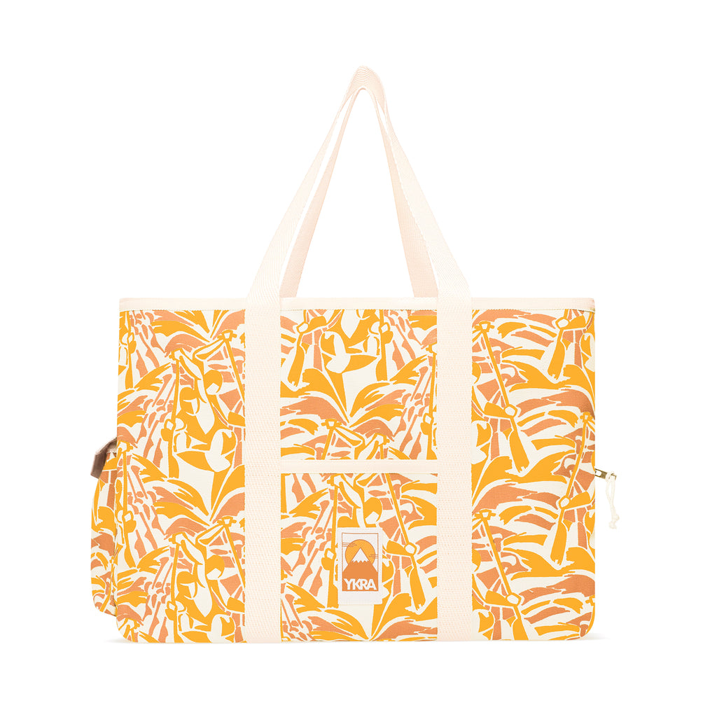 BEACH BAG - KENU YELLOW & ORANGE - YKRA