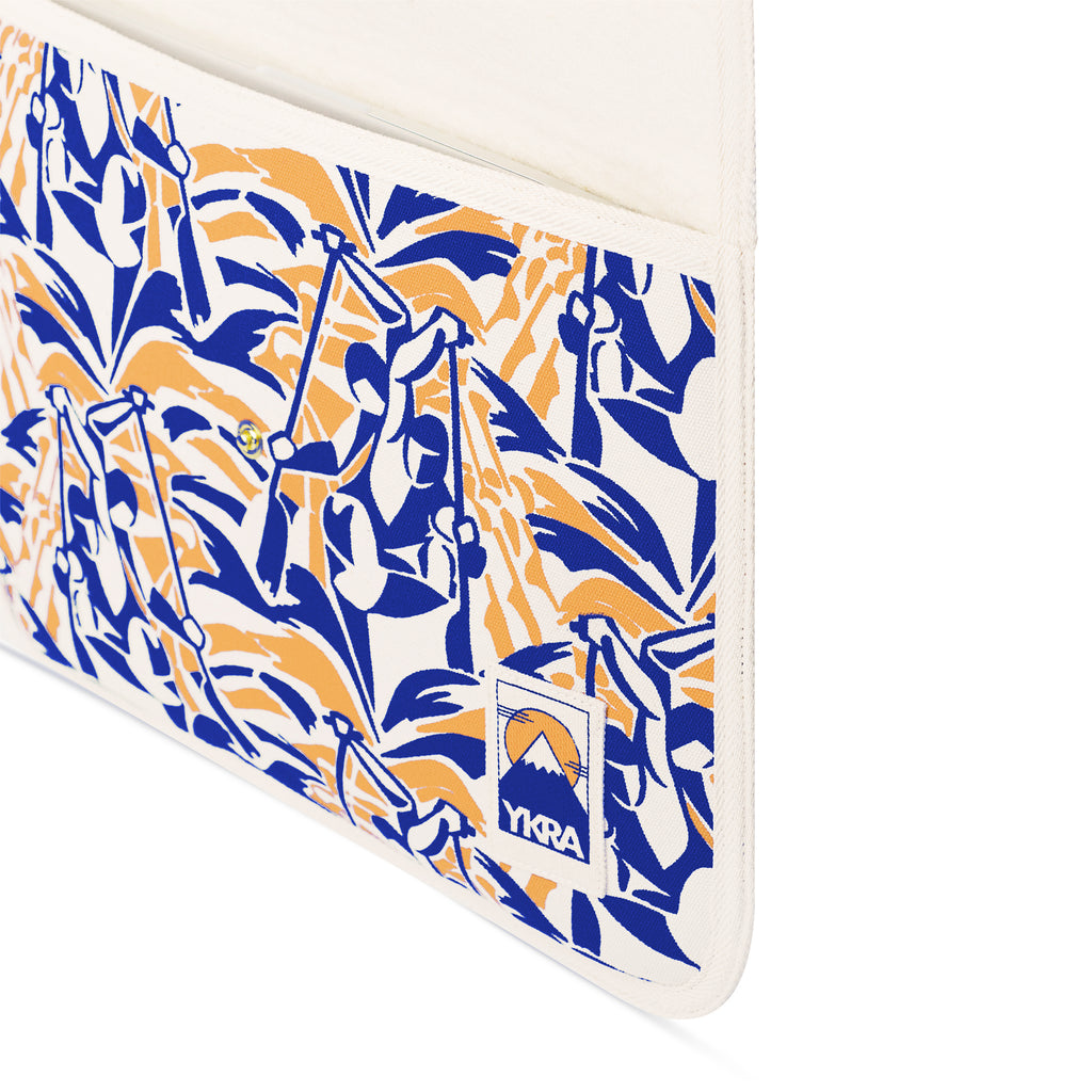 LAPTOP CASE - KENU BLUE & ORANGE - YKRA