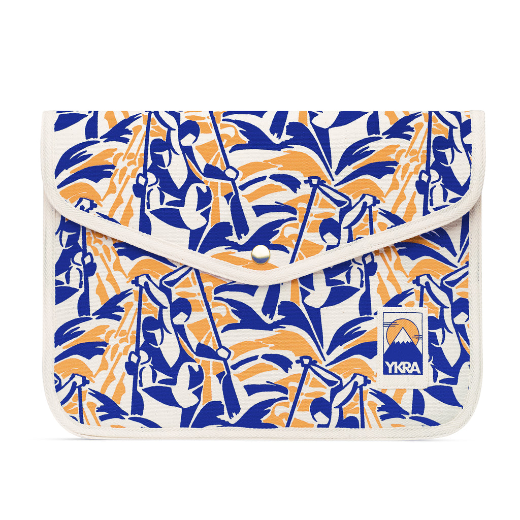 LAPTOP CASE - KENU BLUE & ORANGE - YKRA