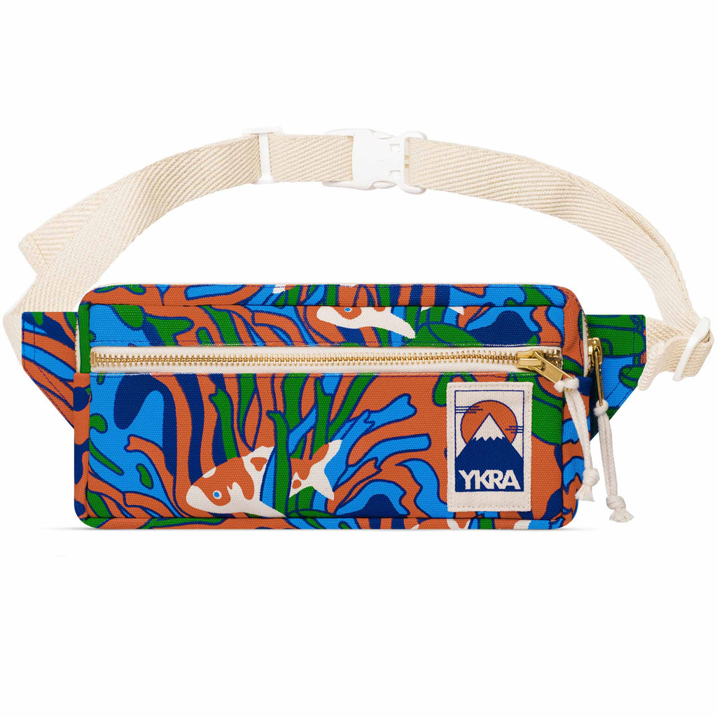 FANNY PACK - TRIPPY FISH BLUE - YKRA